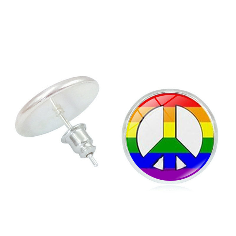 #Pride Stone Stud Earrings