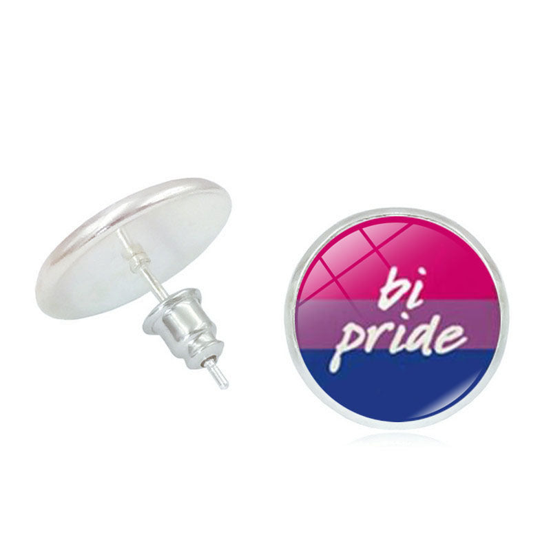 #Pride Stone Stud Earrings