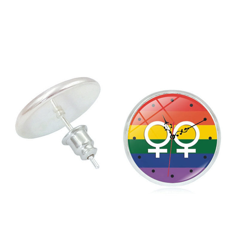 #Pride Stone Stud Earrings