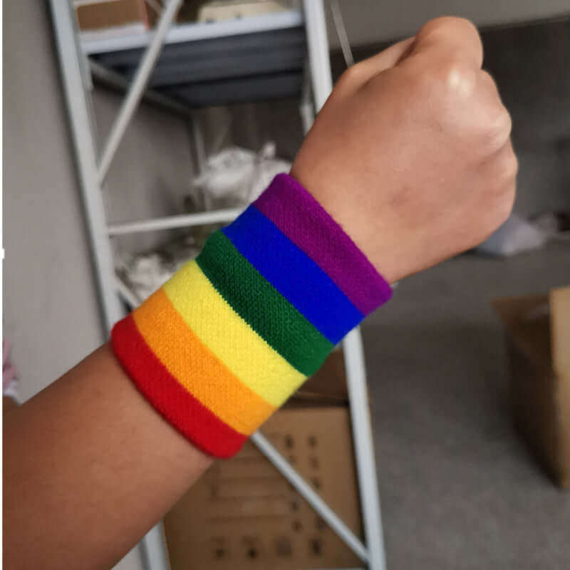 Rainbow Pride Headbands, Wristbands | Sweat Absorbent Bands | Gay Pride LGBT+ Merch bands, gays, head, lgbtqia, sweat, wrist bands thepridecolors