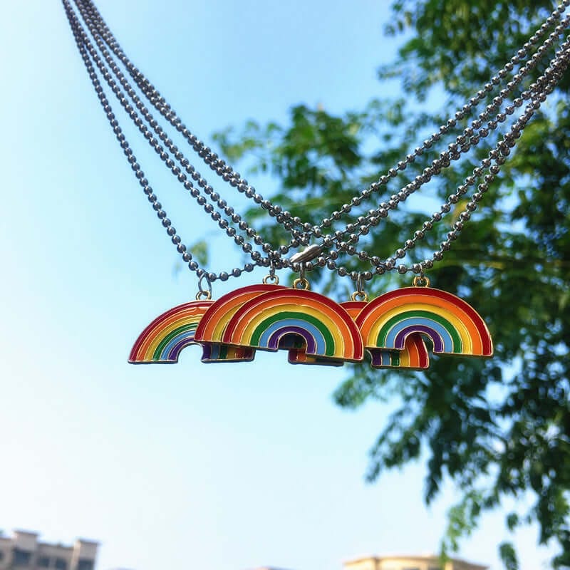 Rainbow Earrings/Necklace/Bracelet merch Earring thepridecolors