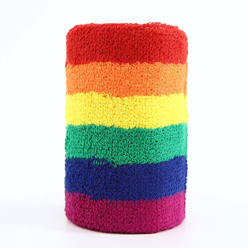 Rainbow Pride Headbands, Wristbands | Sweat Absorbent Bands | Gay Pride LGBT+ Merch bands, gays, head, lgbtqia, sweat, wrist bands thepridecolors