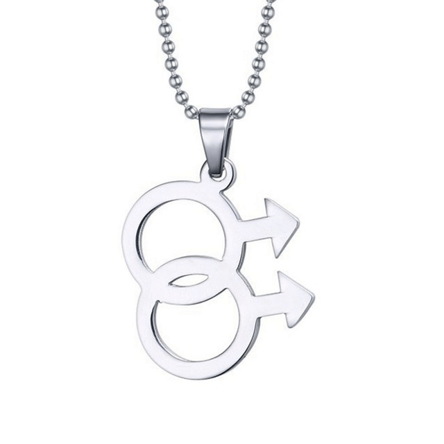 Lesbian Pride Necklace lgbt+, lgbtq, merch, necklace, paint, pendant, pendant necklace necklaces thepridecolors