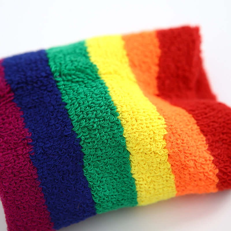Rainbow Pride Headbands, Wristbands | Sweat Absorbent Bands | Gay Pride LGBT+ Merch bands, gays, head, lgbtqia, sweat, wrist bands thepridecolors