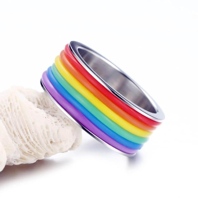 Pride Colors | LGBTQ+ Ring merch, rings thepridecolors