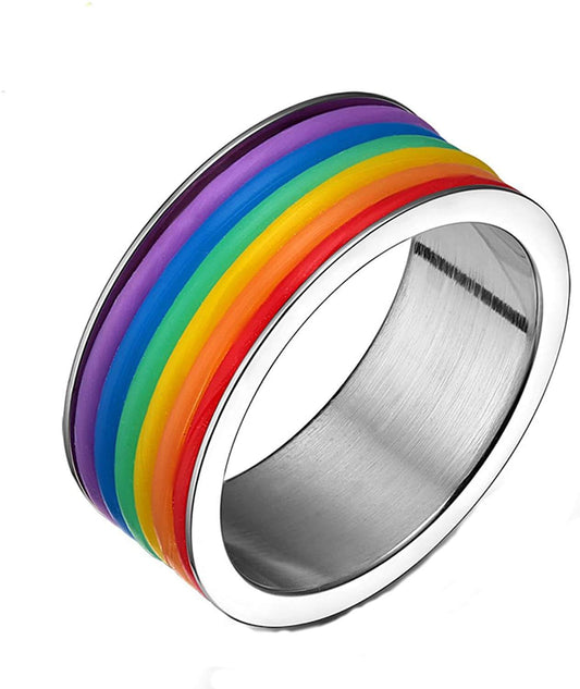 Pride Colors | LGBTQ+ Ring merch, rings thepridecolors