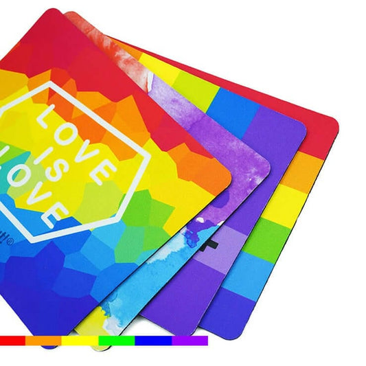 Rainbow Mouse Pad | LGBT+ Pride Merch by ThePrideColors