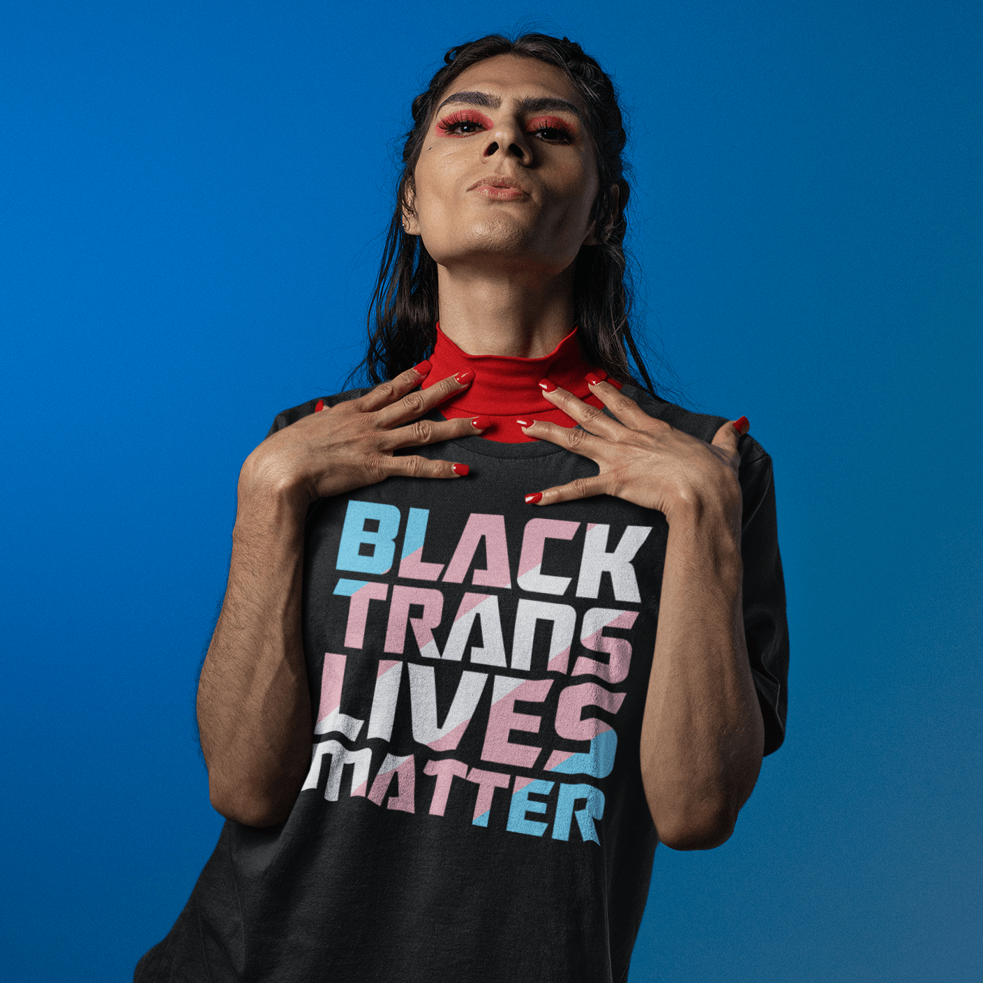 Black Trans Lives Matter | LGBT+ Merch | Transgender Pride Unisex T-Shirt