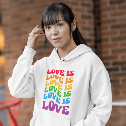 Love Is Love | Pride Merch | LGBT+ Unisex Hoodie