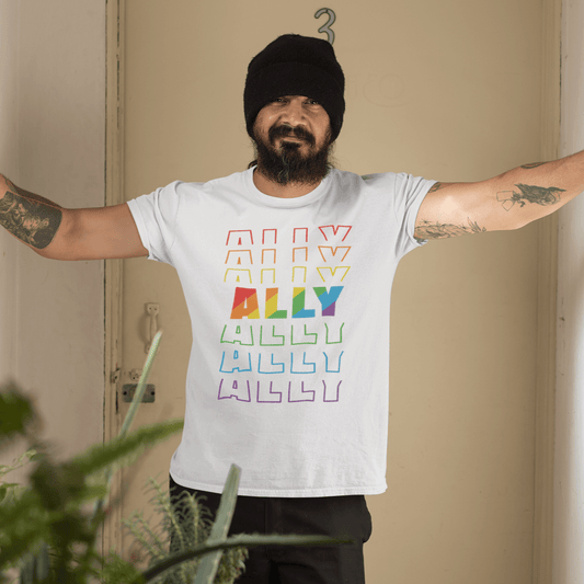 Gay Pride Ally | LGBT+ Merch | Pride Unisex T-Shirt