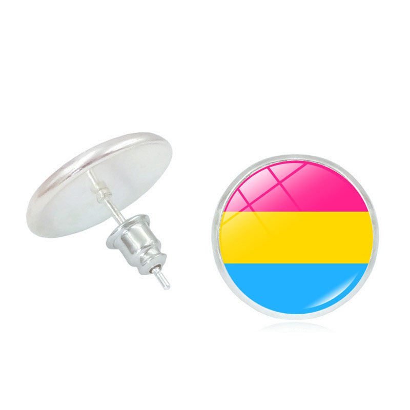 #Pride Stone Stud Earrings