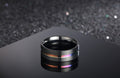 Dual Pride Black Rings - ThePrideColors