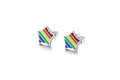 Rainbow Pride Stud Earrings - ThePrideColors
