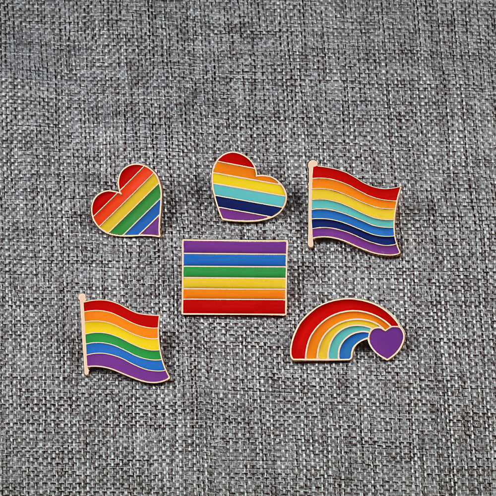 Rainbow Pride Enamel Pins