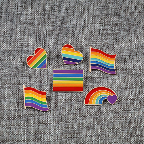 Rainbow Pride Enamel Pins - ThePrideColors