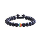 Spectrum Stack: Matte Onyx Pride Bracelets