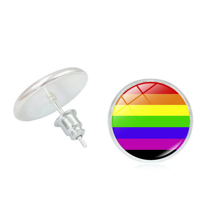 #Pride Stone Stud Earrings