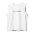 She/Her/Daddy Rainbow Muscle Tank — LGBTQ+ Pride Sleeveless Tee