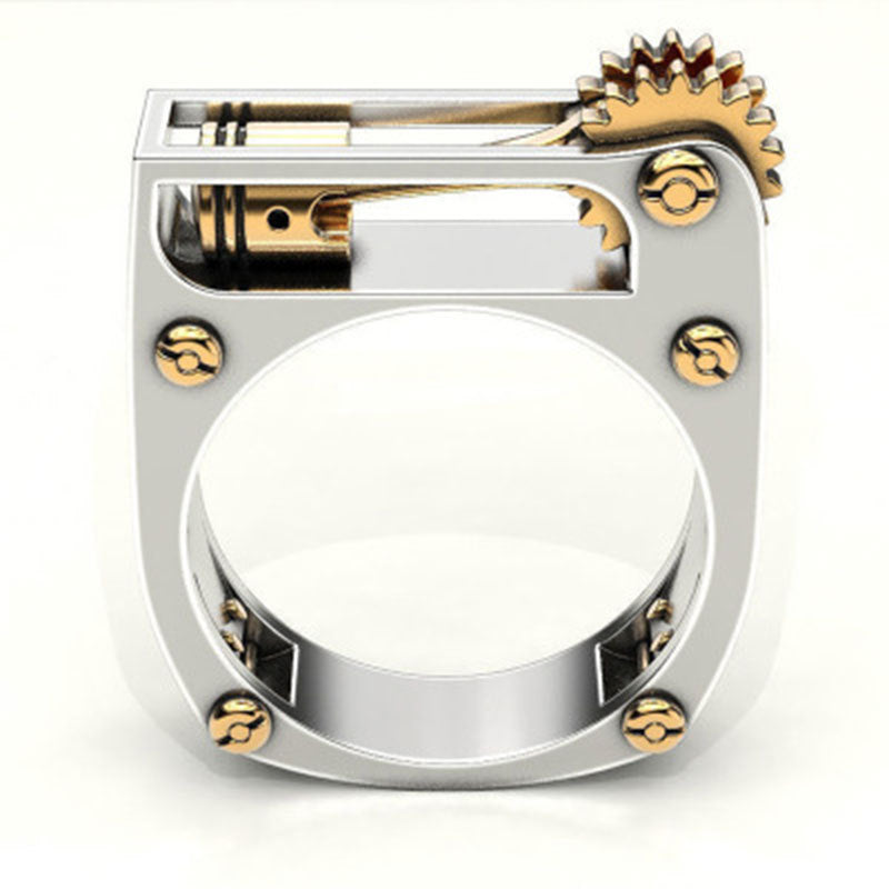 Machined Majesty: Gear Rings Showcase Precision