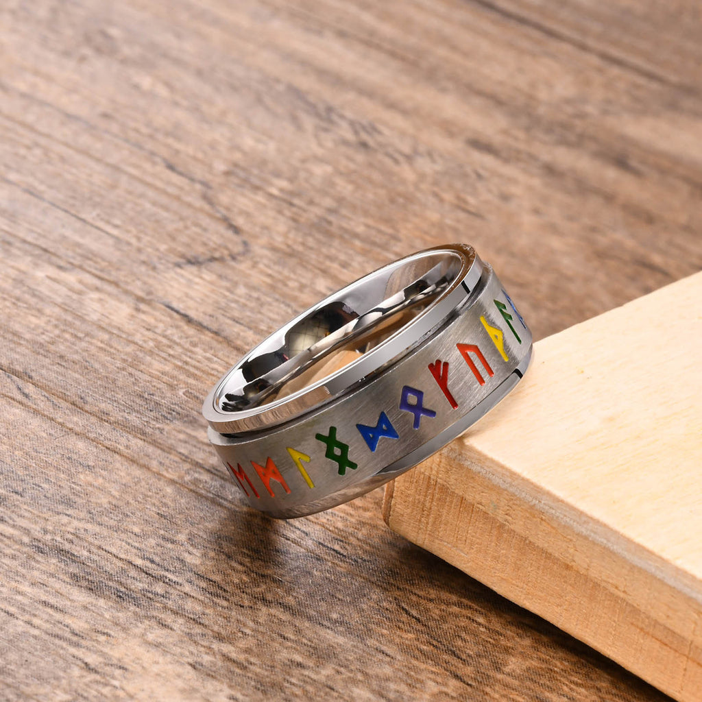 Rainbow Pride Symbol Ring - ThePrideColors