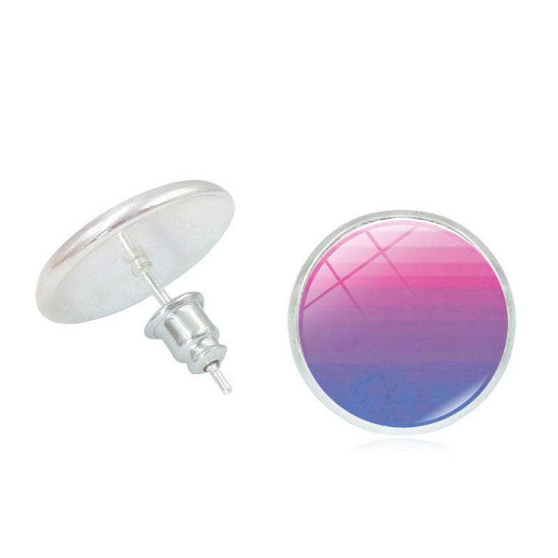 #Pride Stone Stud Earrings