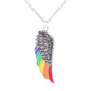 Unfurled Wings: Spread Your Pride in Gleaming Stainless Steel