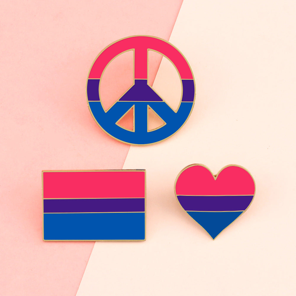 Bisexual Pride Enamel Pins