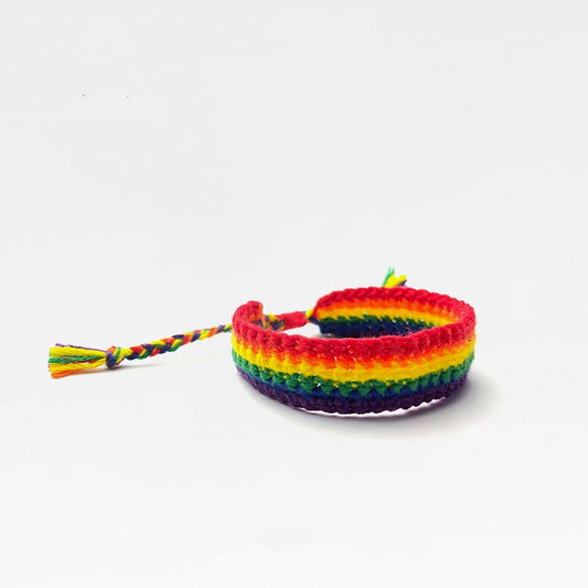 Pride strands: Adjustable Cotton Bracelets