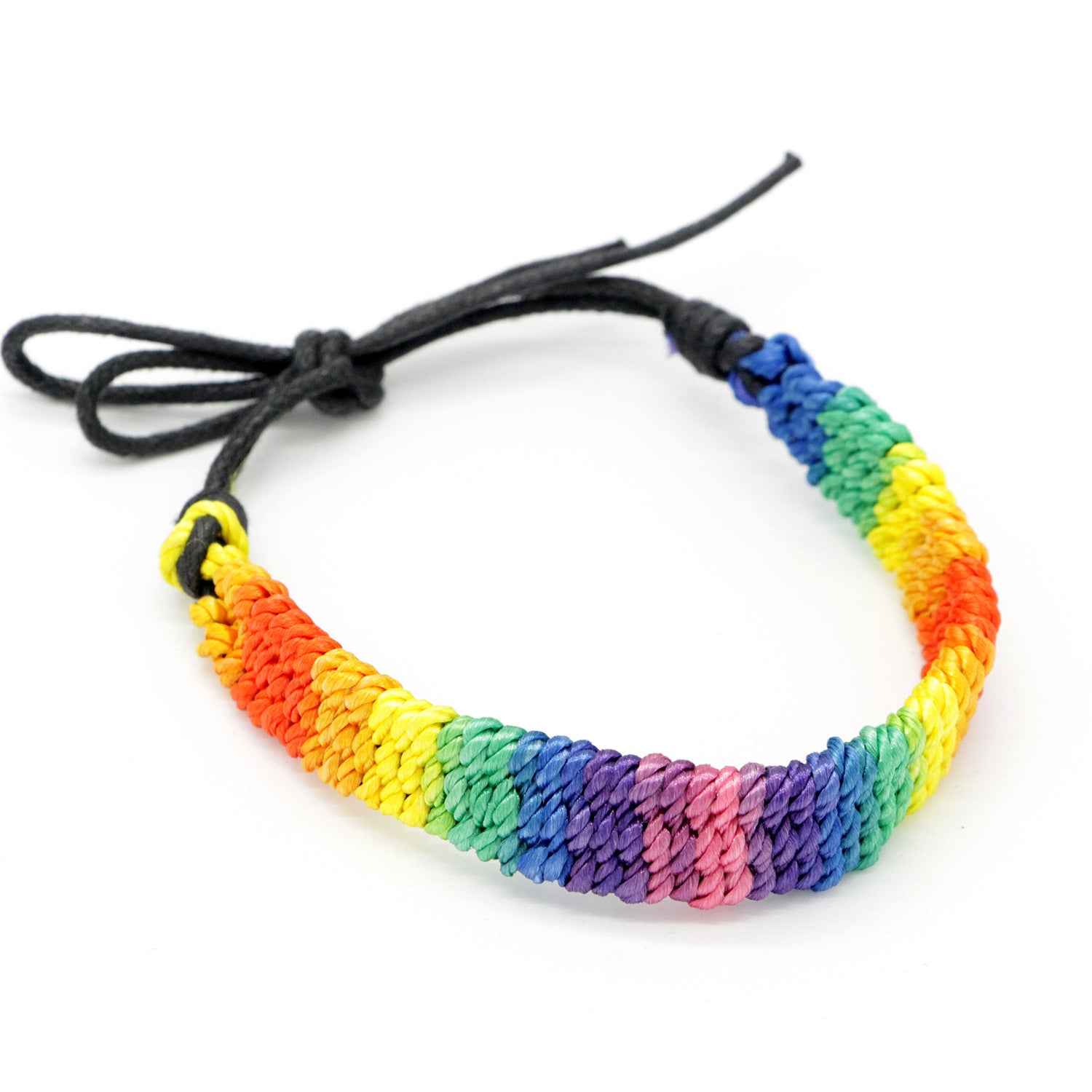 Rainbow Pride Cord Bracelet