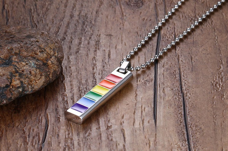 Rainbow Forge: Stainless Necklace Hammers Out Pride