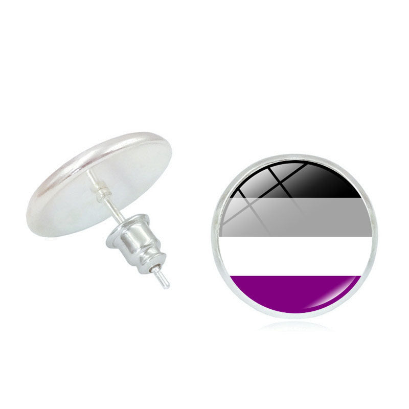 #Pride Stone Stud Earrings