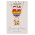 Rainbow Pride Butterfly Necklace
