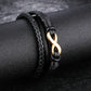 Twilight Dance: Black and Gold Bracelet