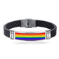 PrideFul Adornments:  Pride Charm Bracelet with Buckle Celebrating LGBTQ+ Unity (Bonus Offer Product)