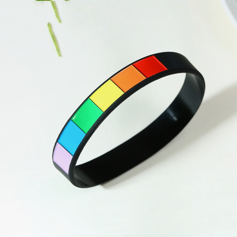 Speak Volumes: Rainbow Stackable Bracelets