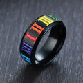 Titanium Steel Rainbow Ring (Bonus Offer Product) - ThePrideColors