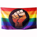 BLM X Pride Flag -  3 x 5 ft