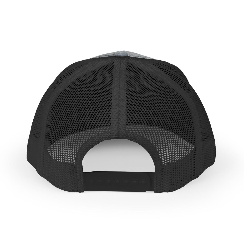 She/Her/Daddy Rainbow Trucker Hat — Pride Pronoun Mesh Cap