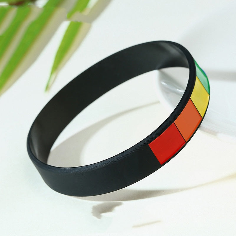 Speak Volumes: Rainbow Stackable Bracelets