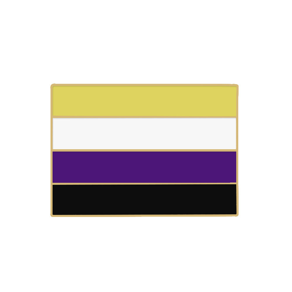 Nonbinary Pride Enamel Pins - ThePrideColors