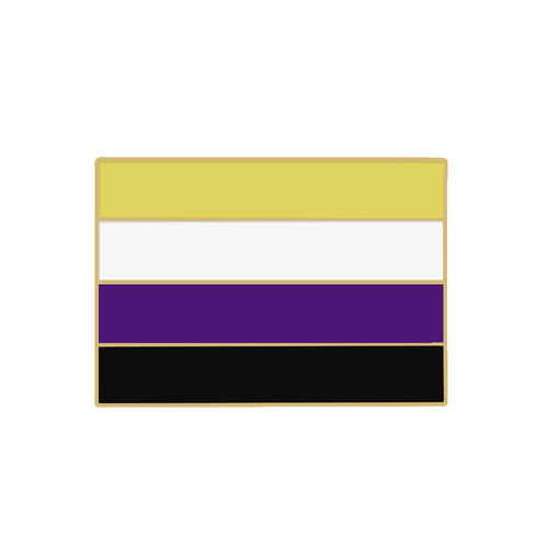 Nonbinary Pride Enamel Pins - ThePrideColors