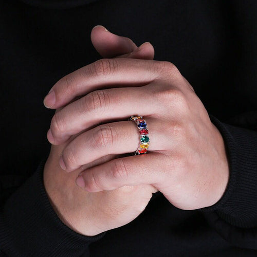Rainbow Pride Gem Ring - ThePrideColors