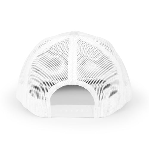 She/Her/Daddy Rainbow Trucker Hat — Pride Pronoun Mesh Cap