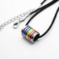 Rainbow Rhapsody: Gleaming Steel Meets Vibrant Pride