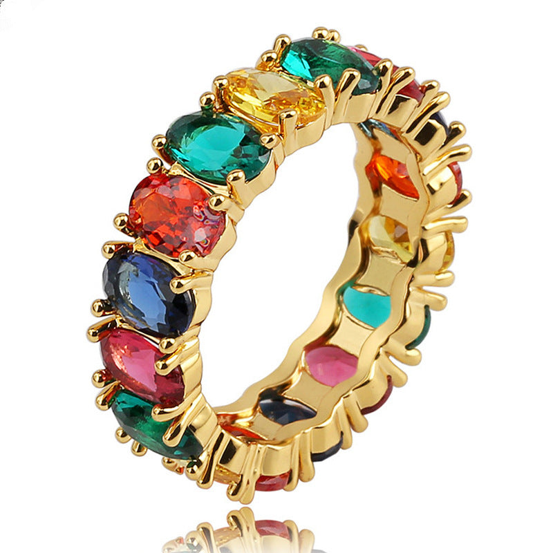 Rainbow Pride Gem Ring - ThePrideColors