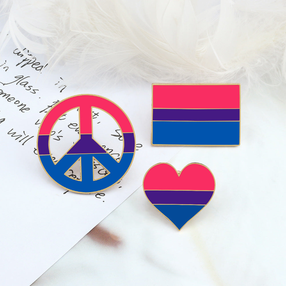 Bisexual Pride Enamel Pins