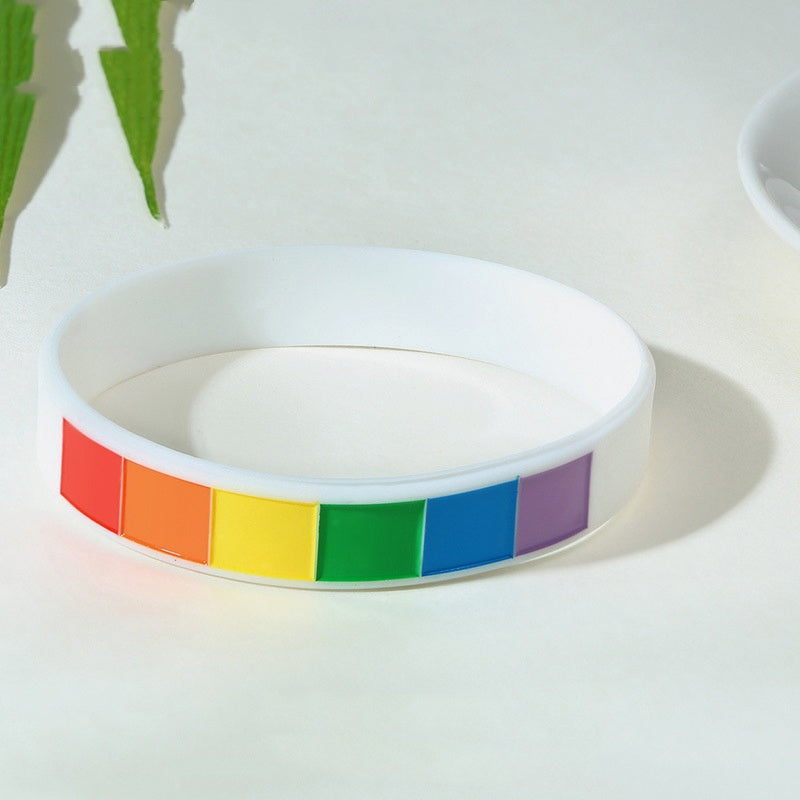 Speak Volumes: Rainbow Stackable Bracelets