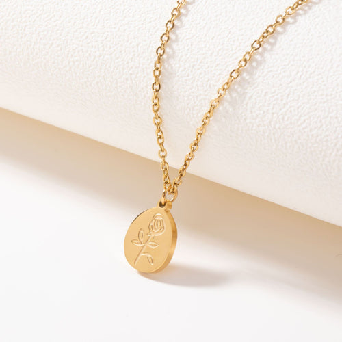 Rose Charm Necklace - ThePrideColors