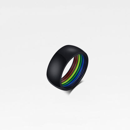 Pride Within: Black Rings Conceal a Spectrum of Colors