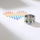 Spinner Rainbow stainless steel ring (Bonus Offer Product)